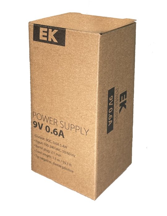 ALIMENTADOR DE CORRIENTE DE POLARIDAD INVERSA DC9V2A