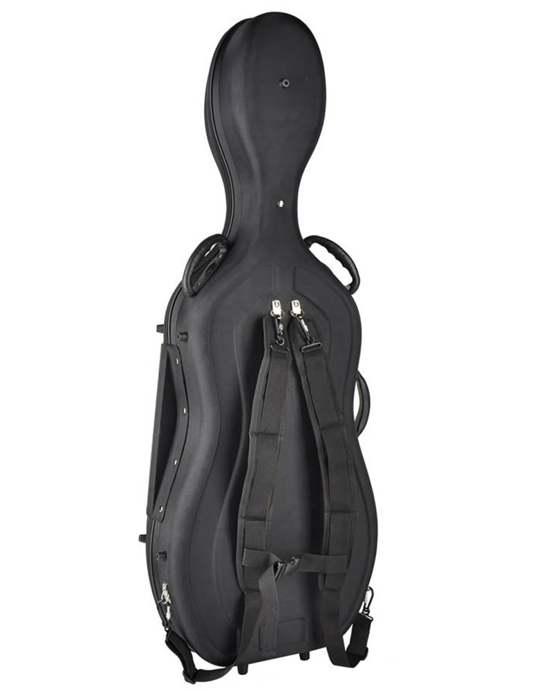 Estuche chelo 4/4 Leonardo espuma negro
