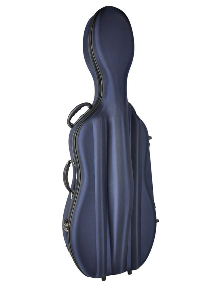 Estuche chelo 4/4 Leonardo espuma azul