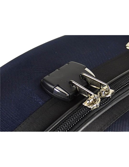 Estuche chelo 4/4 Leonardo espuma azul