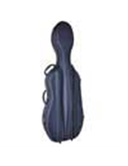 Estuche chelo 4/4 Leonardo espuma azul