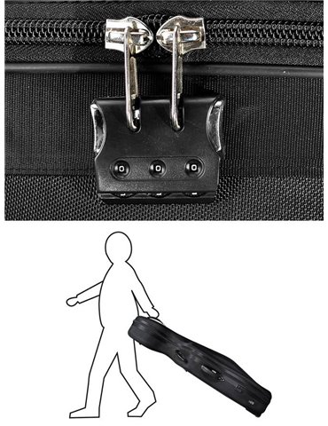 Estuche chelo 4/4 Leonardo espuma 53kg negro 2