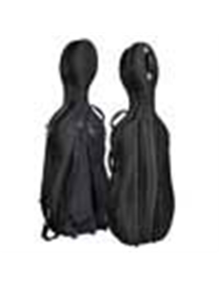 Estuche chelo 4/4 Leonardo espuma 53kg negro