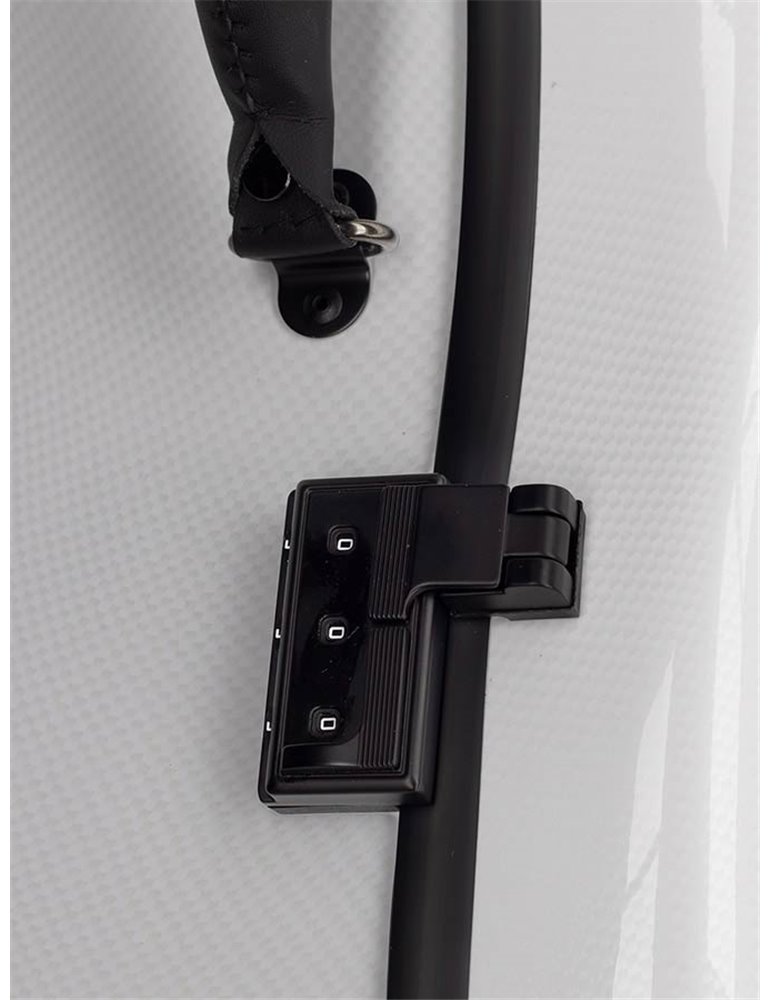 Estuche chelo 4/4 Leonardo carbono 38kg blanco