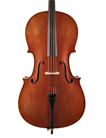 Chelo 4/4 Leonardo macizo mate flameado