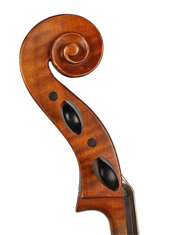 Chelo 4/4 Leonardo macizo mate flameado