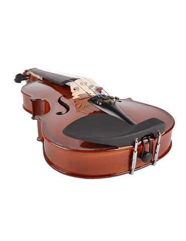 Violín 1/4 Leonardo macizo abeto/arce/diap.Teñido