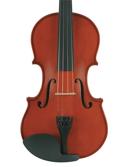 Violín 1/4 Leonardo macizo abeto/arce/diap.Teñido