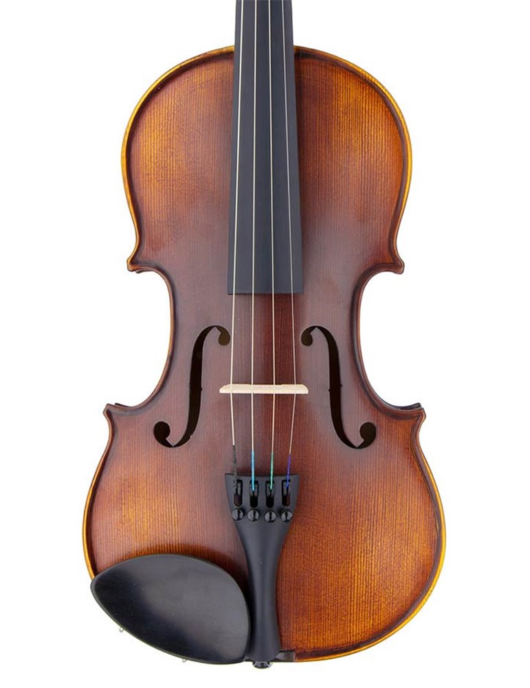 Violín 1/2 Leonardo macizo abeto/arce fl/ebano