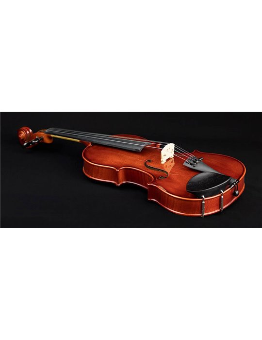 Violín 4/4 Leonardo macizo arce/arce fl/ébano