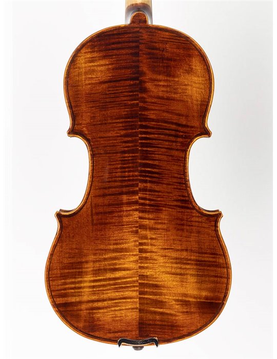 Violín 3/4 Leonardo macizo antiguo flameado