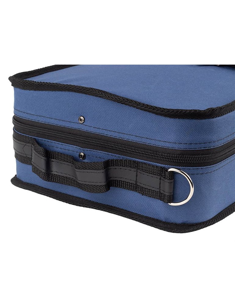 Estuche violín 4/4 Leonardo rectan. espuma azul