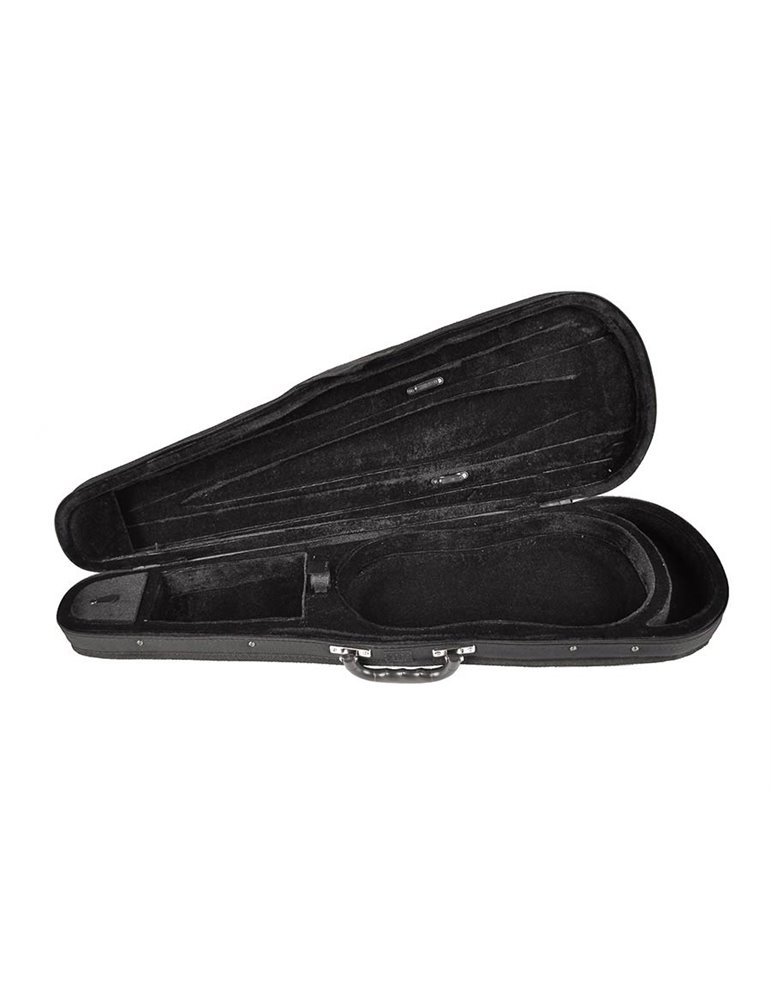 Estuche violín 4/4 Leonardo forma negro