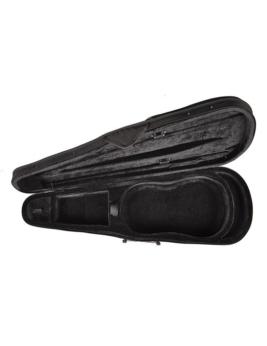 Estuche violín 4/4 Leonardo forma negro