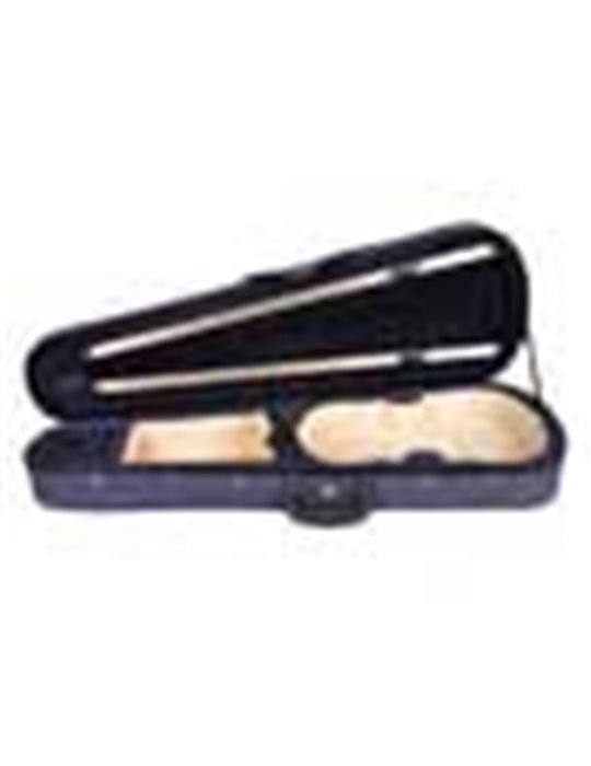 Estuche violín 4/4 Leonardo forma azul YKK