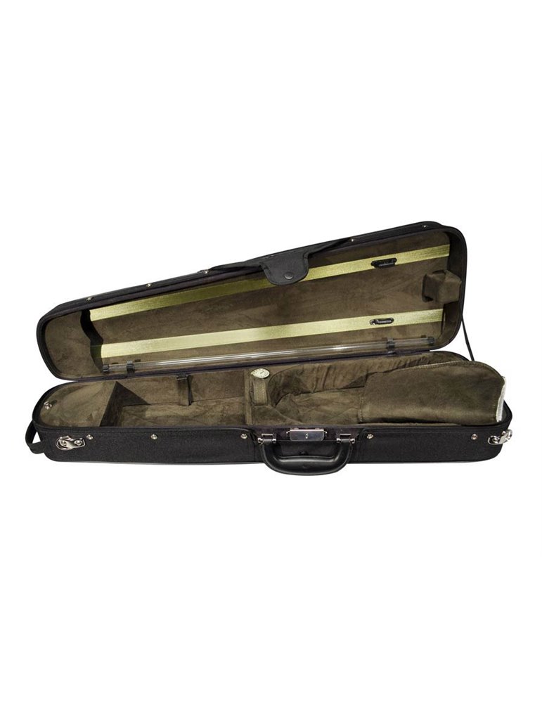 Estuche violín madera 4/4 Leonardo forma negro