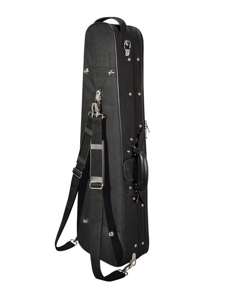 Estuche violín madera 4/4 Leonardo forma negro