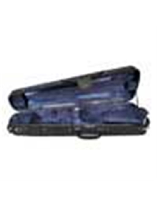 Estuche violín madera4/4 Leonardo forma negro