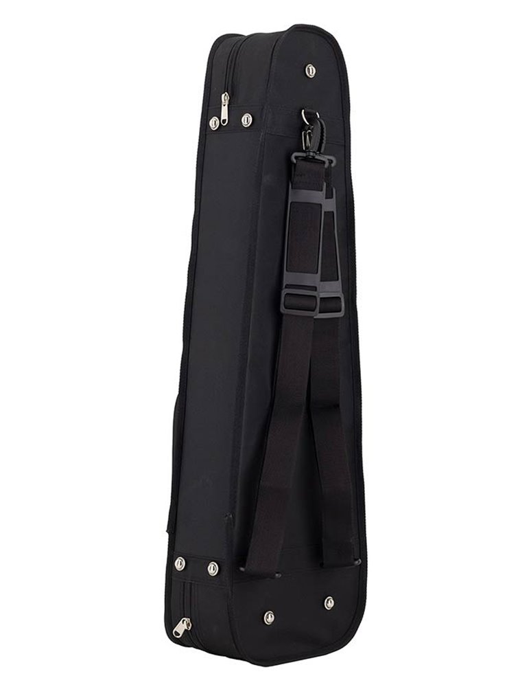 Estuche violín madera4/4 Leonardo forma negro