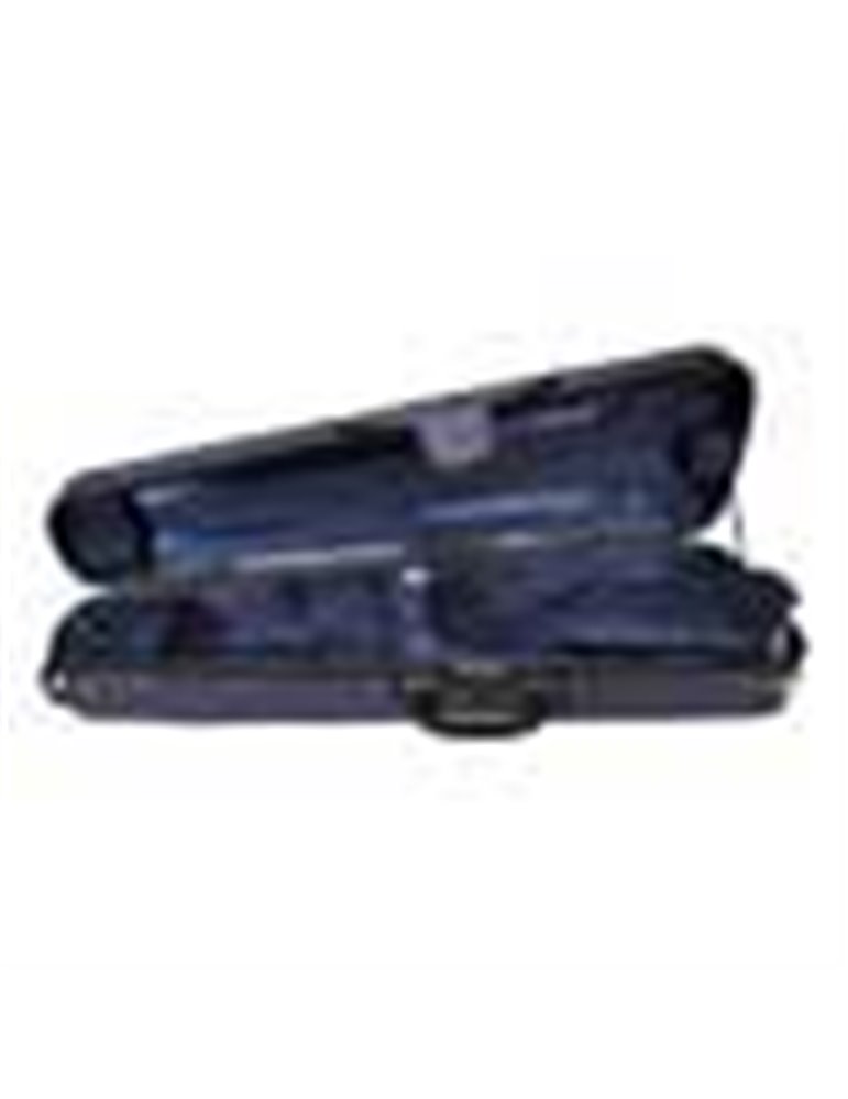 Estuche violín madera4/4 Leonardo forma azul