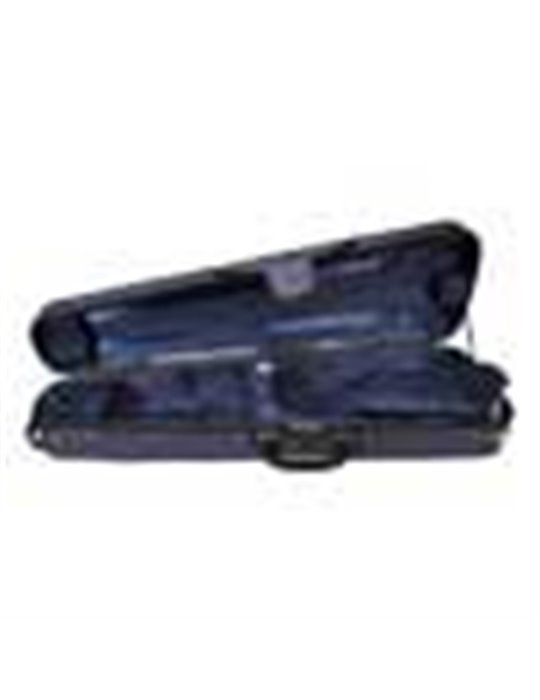 Estuche violín madera4/4 Leonardo forma azul