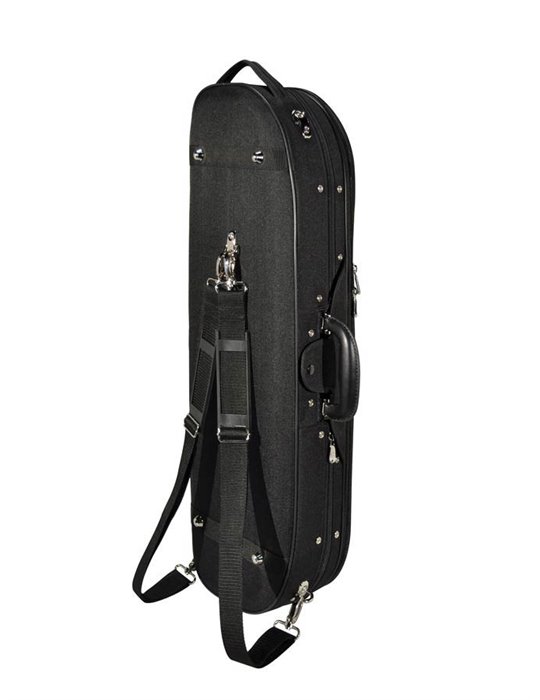 Estuche violín 4/4 Leonardo forma D 2 negro