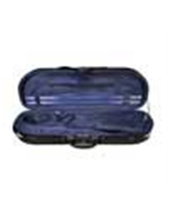 Estuche violín 4/4 Leonardo forma D 2 negro
