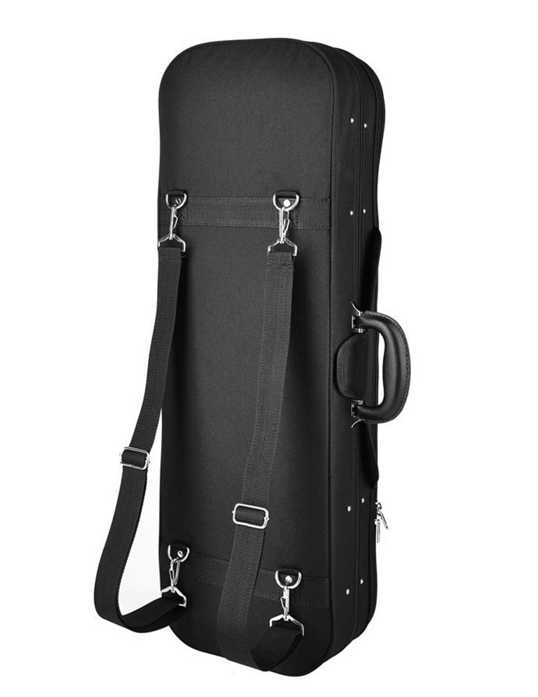 Estuche violín 4/4 Leonardo rectan. espuma negro