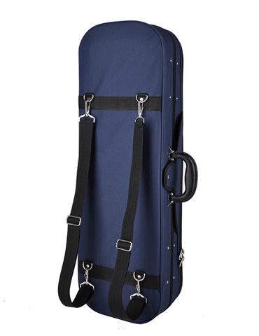 Estuche violín 4/4 Leonardo rectan. espuma azul 2