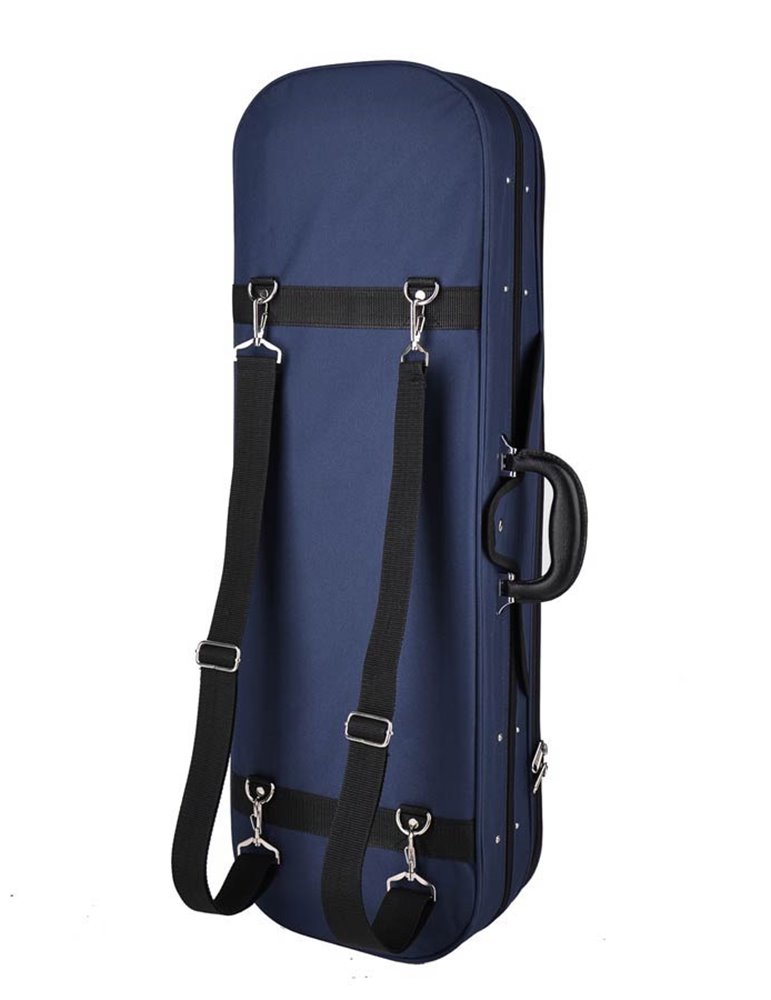 Estuche violín 4/4 Leonardo rectan. espuma azul