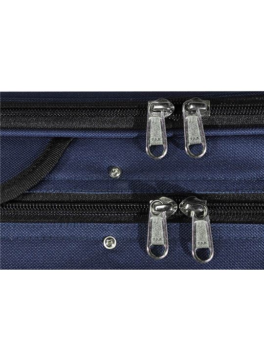 Estuche violín 4/4 Leonardo rectan. espuma azul