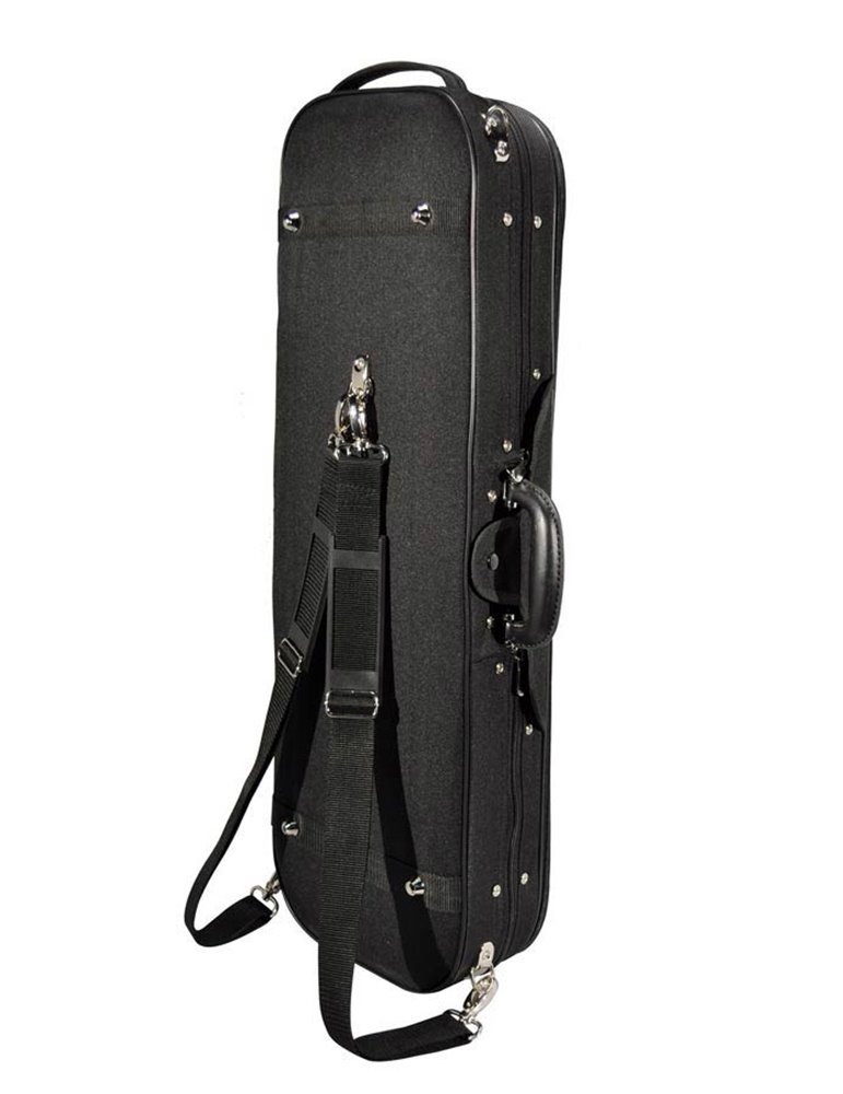 Estuche violín 4/4 Leonardo rectan. espuma negro