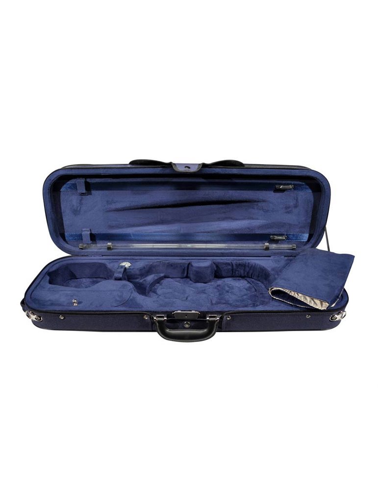 Estuche violín 4/4 Leonardo rectan. espuma azul