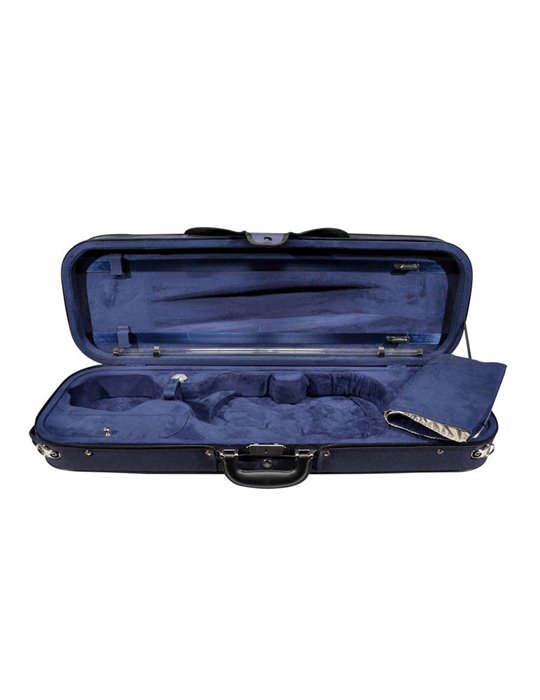 Estuche violín 4/4 Leonardo rectan. espuma azul