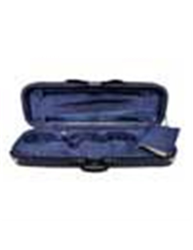 Estuche violín 4/4 Leonardo rectan. espuma azul