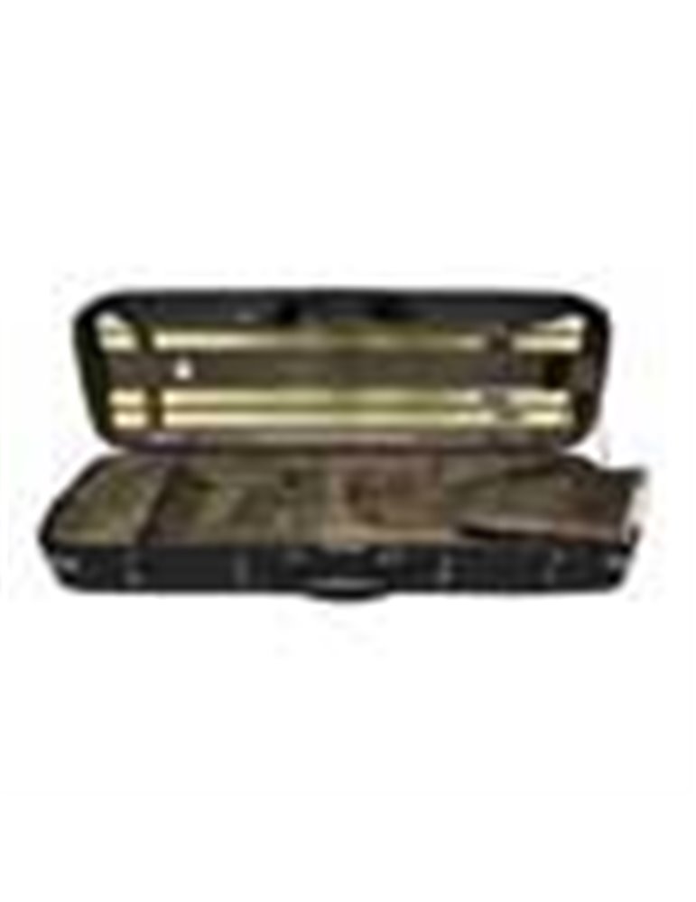 Estuche violín 4/4 Leonardo rectan. madera negro