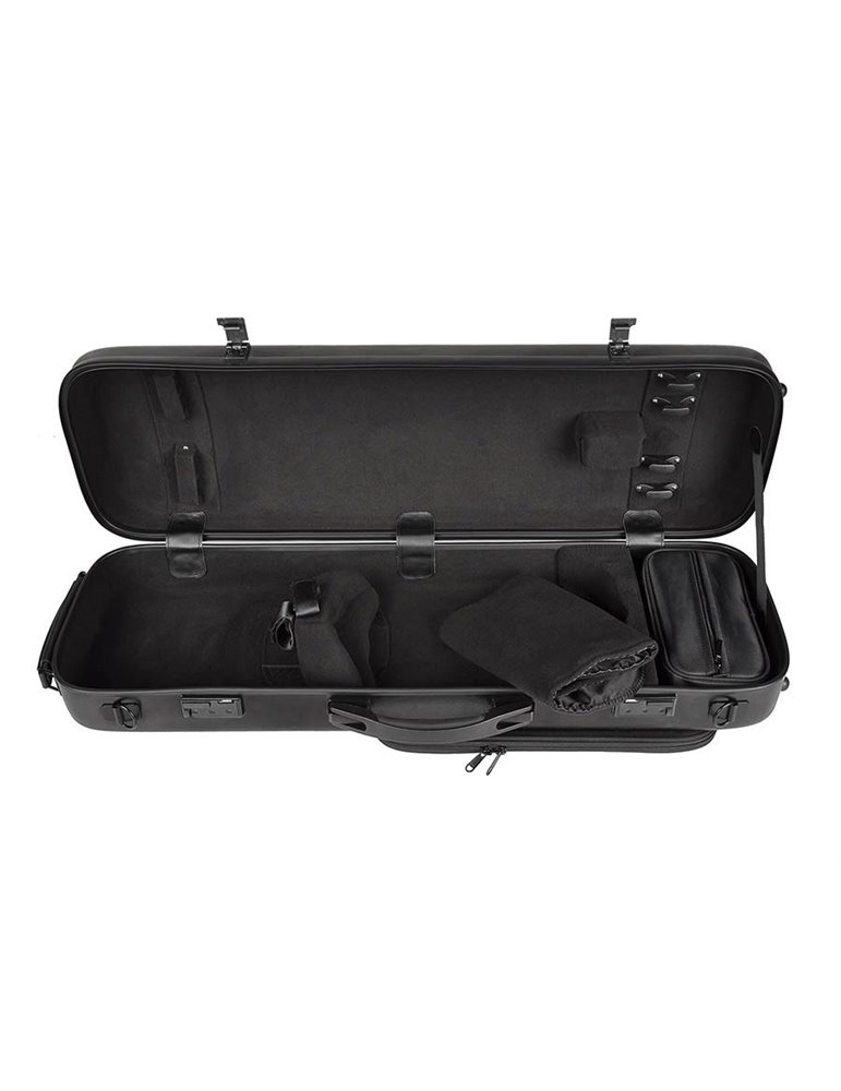 Estuche violín 4/4 Leonardo PVC 22kg negro