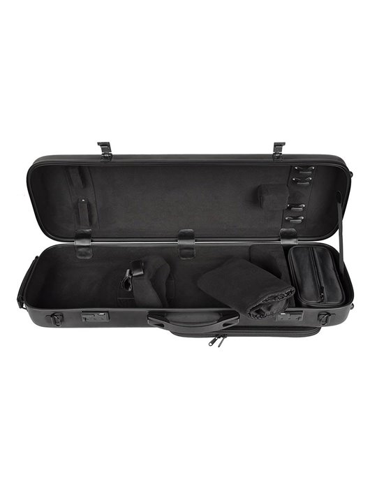 Estuche violín 4/4 Leonardo PVC 22kg negro