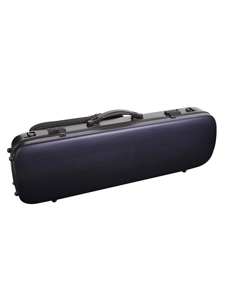 Estuche violín 4/4 Leonardo sándwich PVC 22kg azul