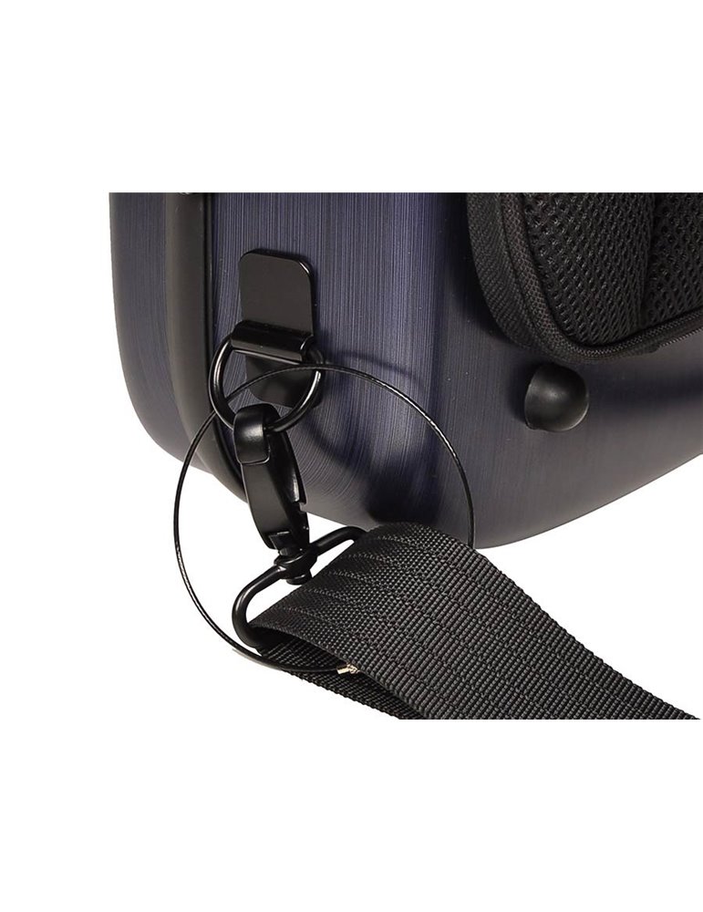 Estuche violín 4/4 Leonardo sándwich PVC 22kg azul