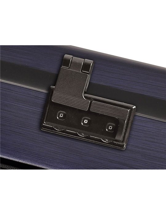 Estuche violín 4/4 Leonardo sándwich PVC 22kg azul