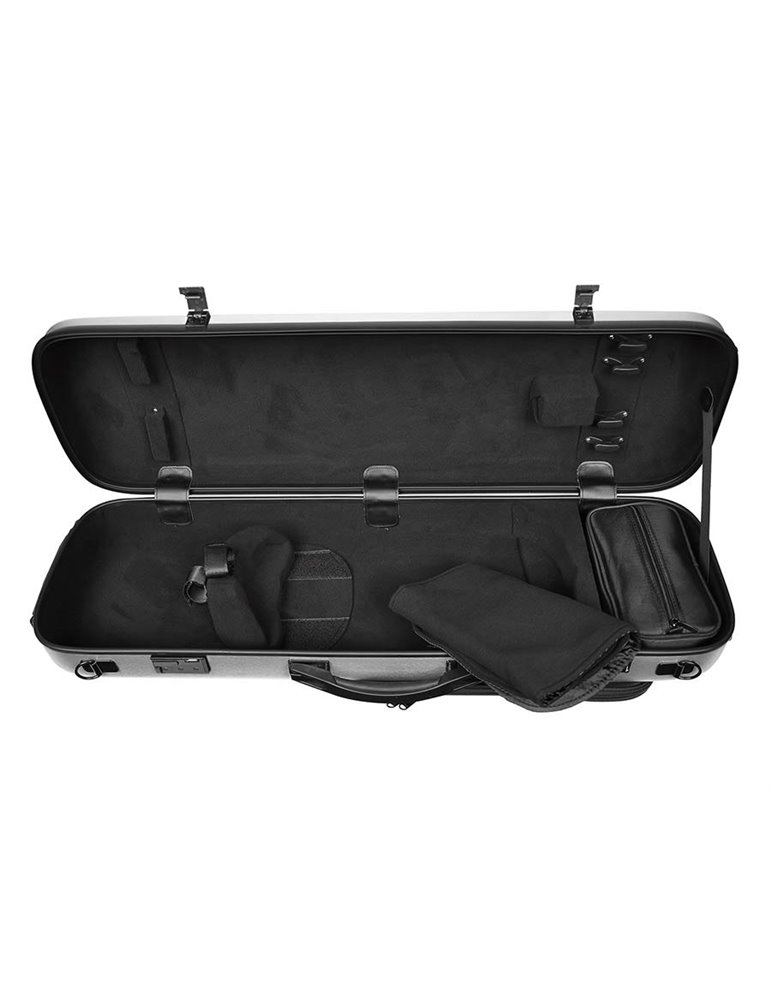 Estuche violín 4/4 Leonardo PVC 22kg plata