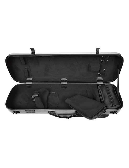 Estuche violín 4/4 Leonardo PVC 22kg plata