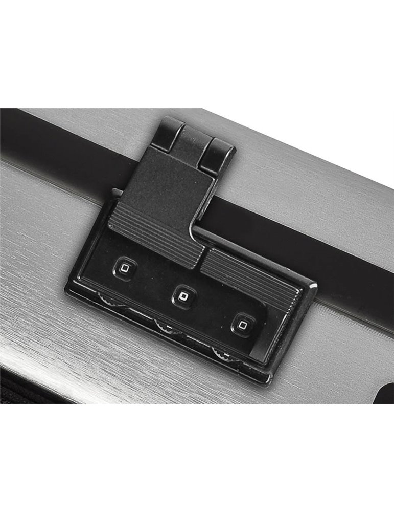 Estuche violín 4/4 Leonardo PVC 22kg plata