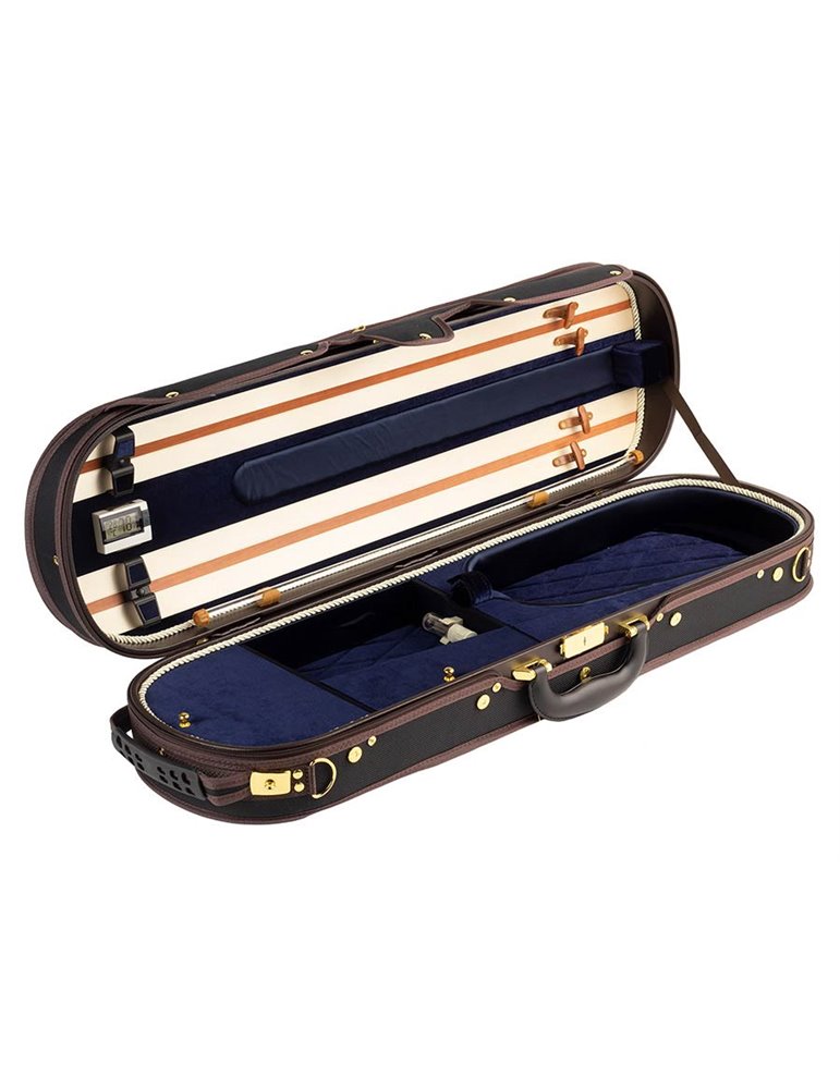 Estuche violín 4/4 Leonardo deluxe higro. digital