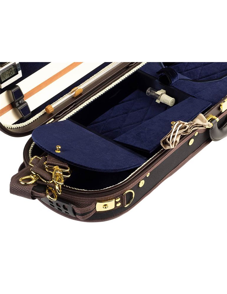 Estuche violín 4/4 Leonardo deluxe higro. digital