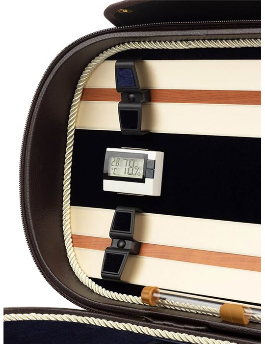 Estuche violín 4/4 Leonardo deluxe higro. digital