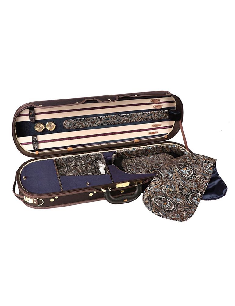 Estuche violín 4/4 Leonardo deluxe higro. digital