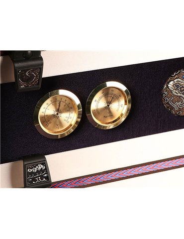 Estuche violín 4/4 Leonardo deluxe higro. digital 2