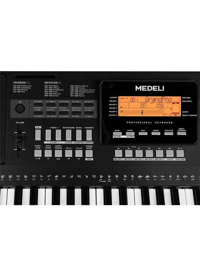 TECLADO MEDELI 61 TECLAS A300